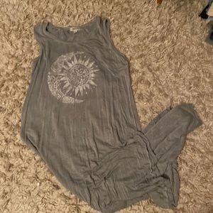 Extra long maxi dress